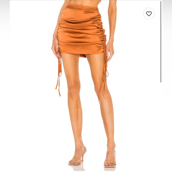 KIM SHUI | Silk Ruched Skirt - Picture 2 of 6